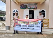 Polsek Tumijajar Laksanakan Pengamanan Ibadah Gereja Minggu Kasih di Gereja Pantekosta di Indonesia Daya Murni