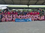 Plt. Bupati Way Kanan dan Siswa SD IT Bina Insani Kunjungi Skadron 12/AJY, Penerbad Pamerkan Alutsista Helikopter