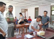 BPD Bersama PemDes Lolozasai Melaksanakan Musyawarah Penetapan Peraturan Desa Tentang APBDesa
