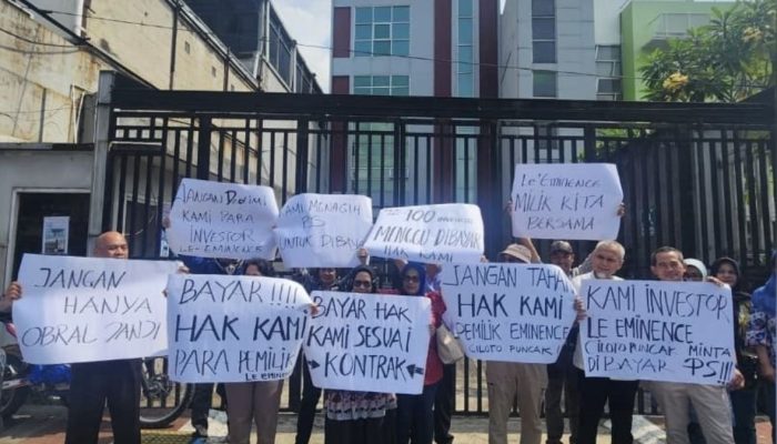 Lagi.. Puluhan Investor Kondotel Sahid Hotel Le Eminence Gelar Aksi Damai, Tuntut Pembayaran Profit Sharing!!