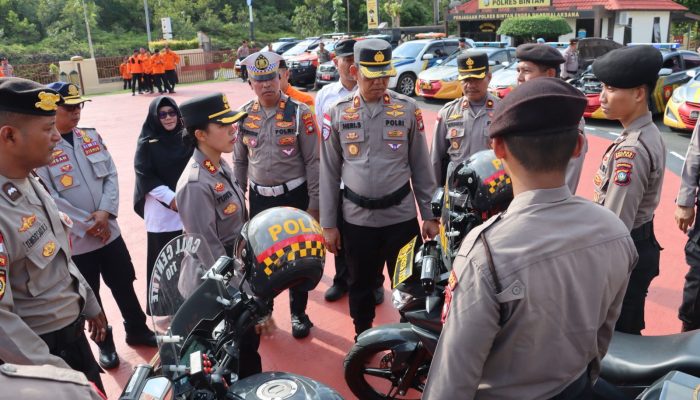 Jelang Hari Raya Idul Adha Kapolres Bintan Menerjunkan Ratusan Personel untuk Pengamanan