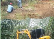 Pemerintah Kampung Bukit Batu Lakukan Pembukaan Badan Jalan dan Gorong-gorong