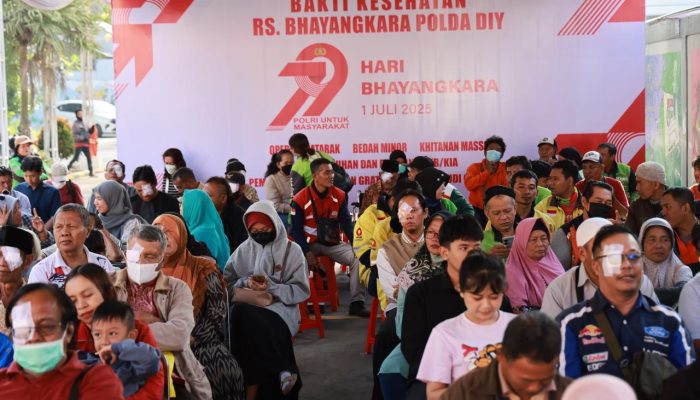 Gelar Seremonial Pembukaan Bakti Kesehatan, Polda DIY Siap Berikan Pelayanan Gratis