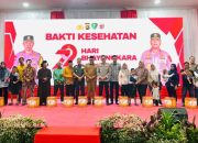 Ketua DPRD Provinsi Jambi Hadiri Gelar Bakti Kesehatan dalam Rangka Hari Bhayangkara ke-79