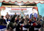 Angga SP Sosialisasikan Pengamalan Pancasila di Kecamatan Adiluwih Pringsewu
