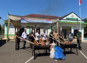 Kejari Way Kanan Musnahkan Barang Bukti Belasan Perkara