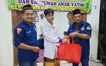 Sinergi Kemanusiaan, AWPI Bojonegoro Santuni 20 Anak Yatim di Desa Ngadiluhur