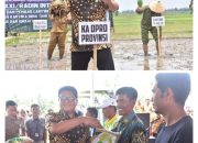 Ketua DPRD Provinsi Lampung, Ahmad Giri Akbar S.E, M.B.A, Hadiri kegiatan Tanam Padi Bersama Forum Koordinasi Pimpinan Daerah (Forkopimda)