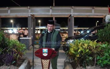 BUPATI PESISIR BARAT DEDI IRAWAN LEPAS PAWAI TAKBIRAN SAMBUT HARI RAYA IDUL FITRI 1447 HIJRIYAH