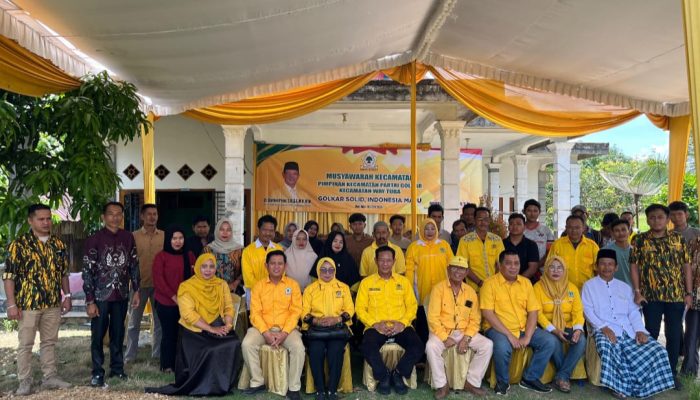 Perkuat Basis Kader, Partai Golkar Kecamatan Way Tuba Konsolidasi Melalui Muscam dan GELAM