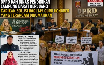 DPRD dan Dinas Pendidikan Lampung Barat Berjuang Carikan Solusi Bagi 149 Guru Honorer yang Terancam di Rumahkan
