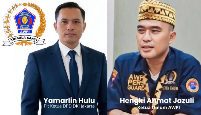 Ketua Umum DPP AWPI Tetapkan Yamarlin Hulu Sebagai PLT Ketua DPD DKI Jakarta