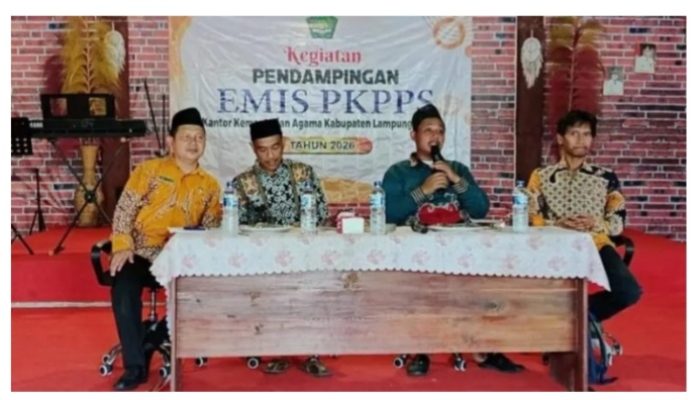Kemeneg Lampung Timur Dampingi pengeloloan Data EMS (PKPPS)