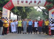 Sambut Hari Bhayangkara ke-80, Polres Tulang Bawang Barat Bersama Jajaran Forkopimda Gelar Olahraga Bersama