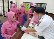 Sinergi Sidokkes Dan Bhayangkari Polres Tulang Bawang Gelar Bakti Kesehatan Gratis Untuk Masyarakat