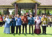 Pimpin Upacara Penerimaan, Wabup Nadirsyah Sambut 830 Mahasiswa KKN-PLP UM Metro di Tubaba