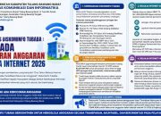 Siaran Pers Diskominfo Tubaba : Tidak Ada Kebocoran Anggaran Belanja Internet 2026