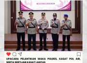 Polres Tulang Bawang Gelar Upacara Pelantikan Wakapolres, Kasat Polair, dan Sertijab Kasat Lantas