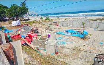 Masyarakat Transparansi Merdeka (MTM) Provinsi lampung Minta Kepala Balai Besar Wilayah Sungai (BBWS) Mesuji Sekampung menghentikan sementara pembangunan Pengaman pantai mandiri sejati yang berlokasi dikabupaten pesisir barat, Provinsi Lampung