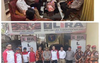 Kapolsek Lawang Silaturahmi ke Sekretariat LSM LIRA Malang dan PP Lawang
