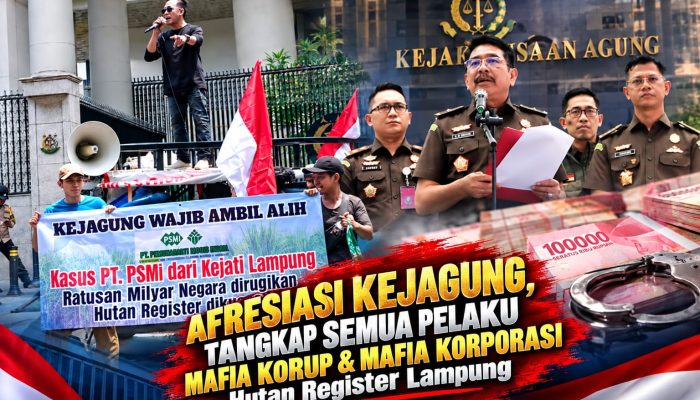 PRANTARA Apresiasi Kejagung Bongkar Dugaan Mafia Korporasi di Lampung