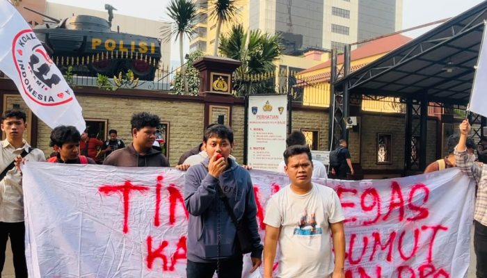 KAMI GELAR AKSI DI DEPAN MABES POLRI, DESAK PENUNTASAN DUGAAN KASUS TAMBANG BITCOIN ILEGAL