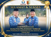 Dinas Pendidikan Tubaba Raih Nilai 80,55 dalam Penilaian Ombudsman 2025