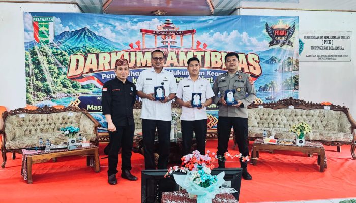 FOKAL Gelar Penyuluhan Darkumkamtibmas, 162 Perangkat Desa di Pesawaran Didorong Jadi Agen Sadar Hukum