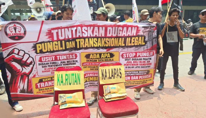 ALAMBAKA Geruduk Kemenimipas, Desak Seluruh Lapas-Rutan Lampung Diperiksa
