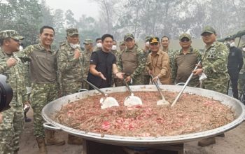 Dapur Merah Putih Bersama Gubernur Kalteng dan Pangdam XXII/TB, Sungguhkan Menu Bergizi
