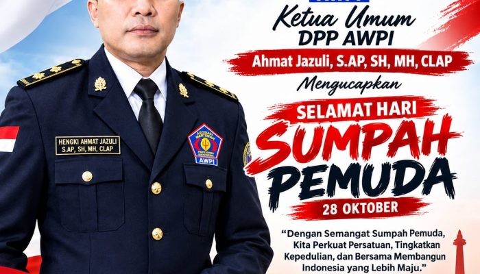 Momentum Hari Sumpah Pemuda ke-98, AWPI Ajak Generasi Muda Perkuat Persatuan, Profesionalisme, dan Tanggung Jawab untuk Indonesia